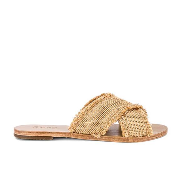 Raye Couer Sandals in Natural tan slides shoes Revolve Sz 7 - Picture 5 of 11